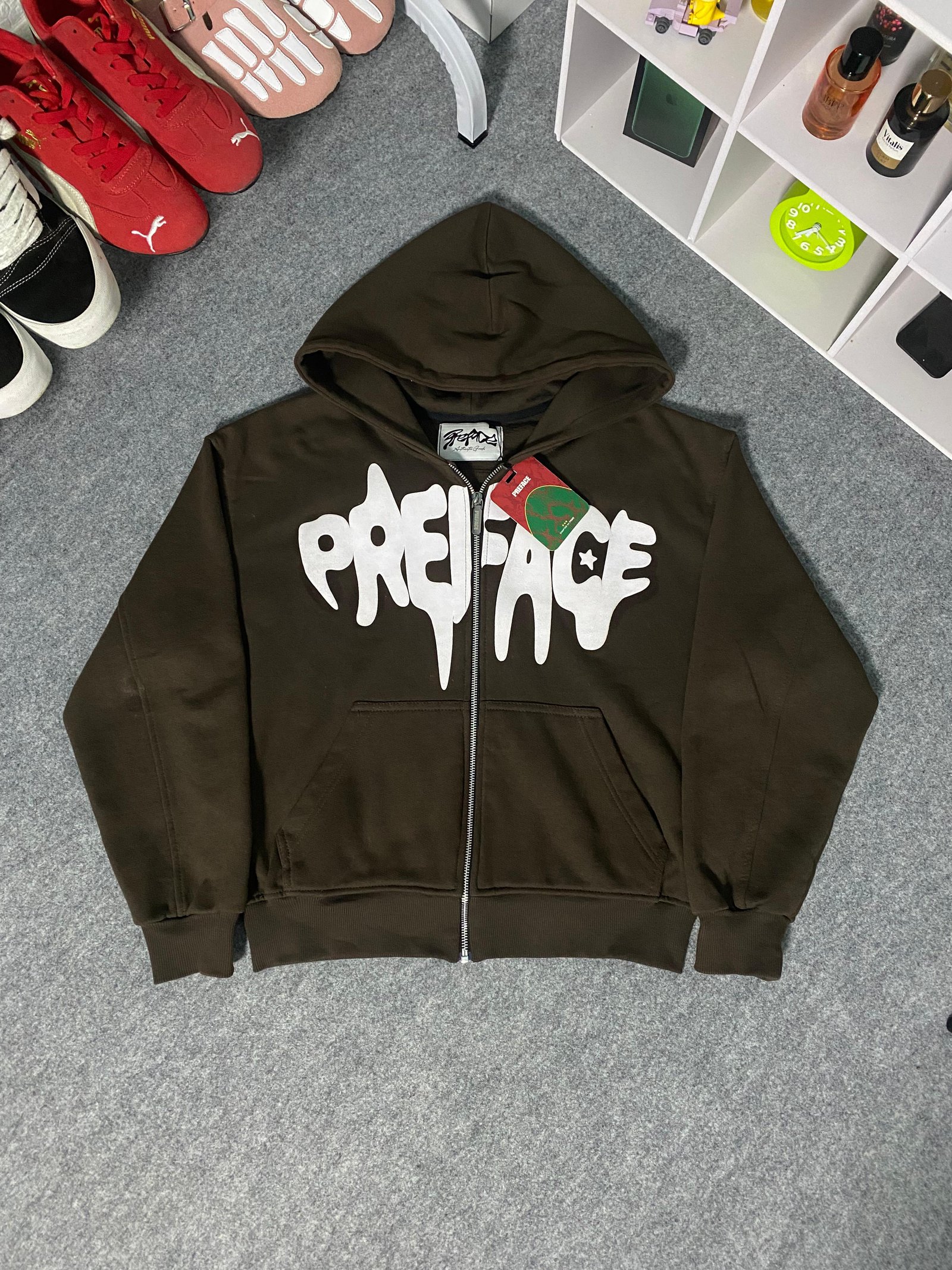 Preface Hoodie Brown