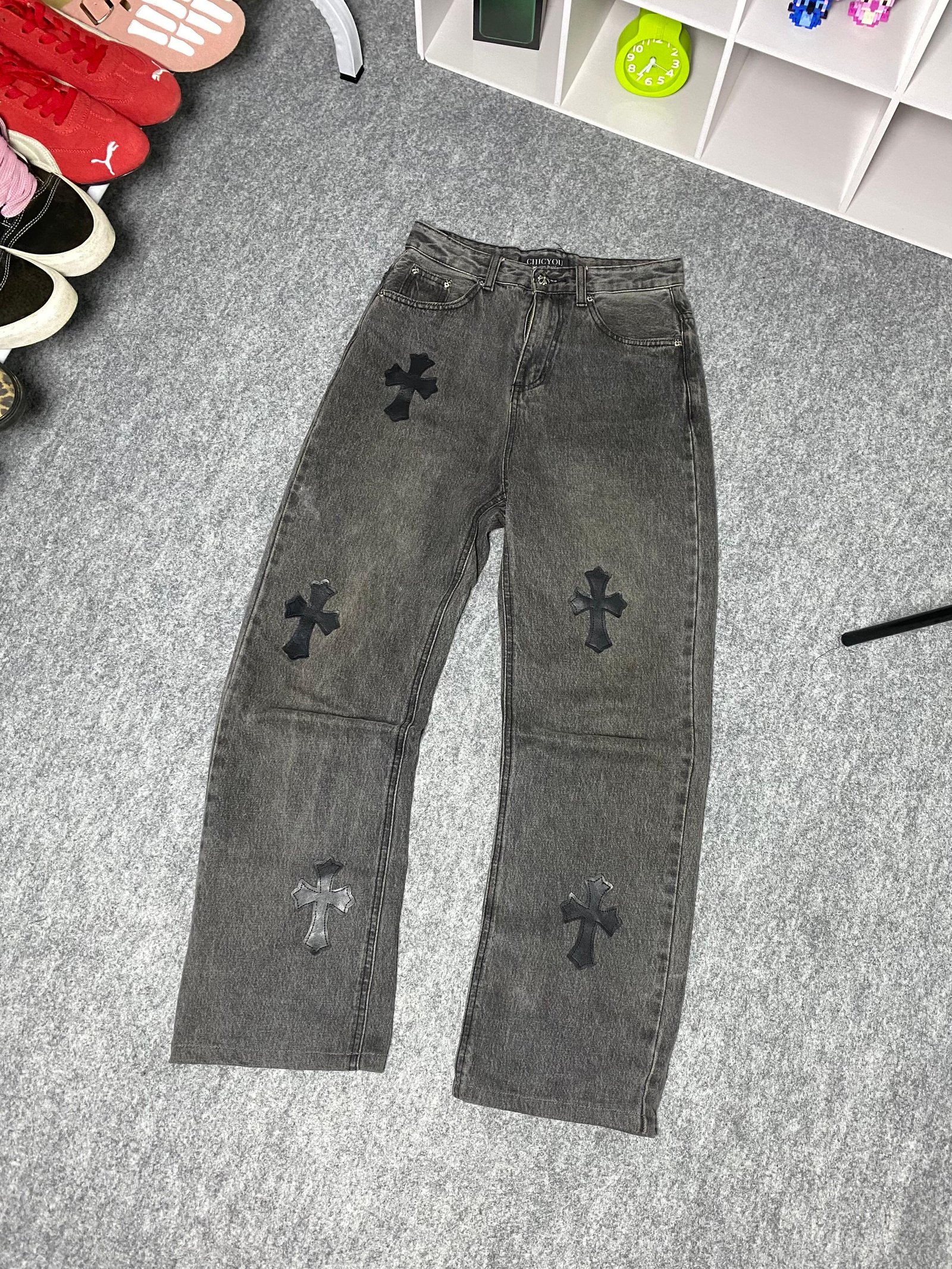 ChromeHeart Rework Loose Jeans 
